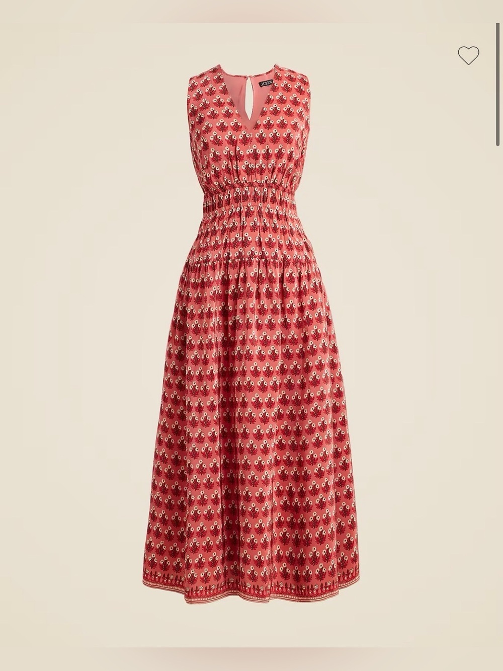 J. Crew Hyacinth Dress in Block-print Crepe De Chine